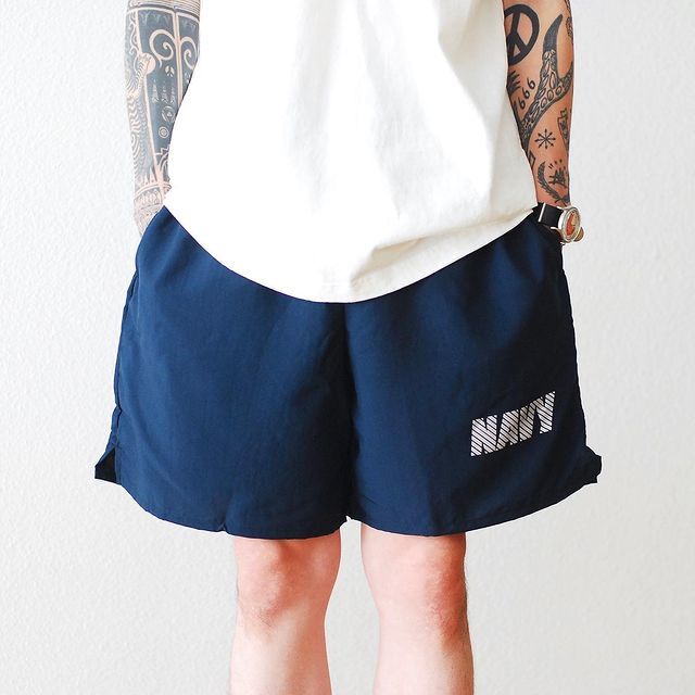 new balance shorts navy