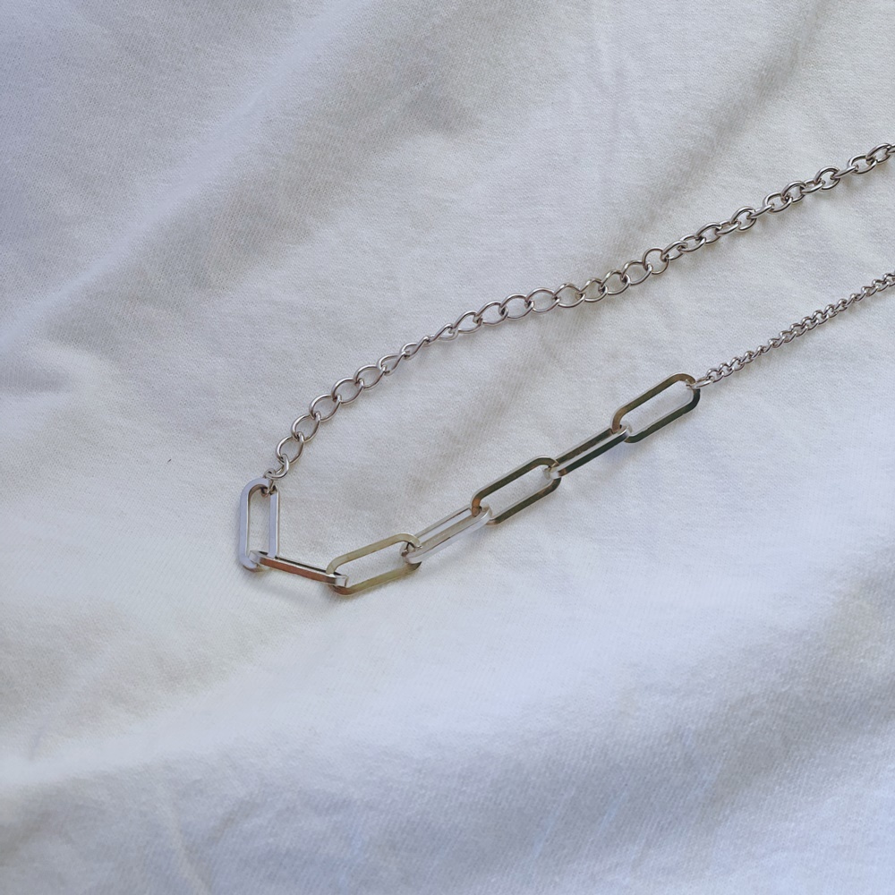 #現貨 (ACCN561) 鋼項鍊 拼接鍊條