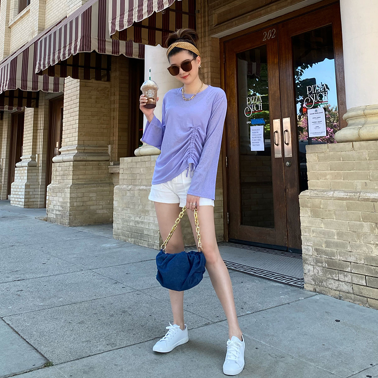 防曬抽繩造型上衣