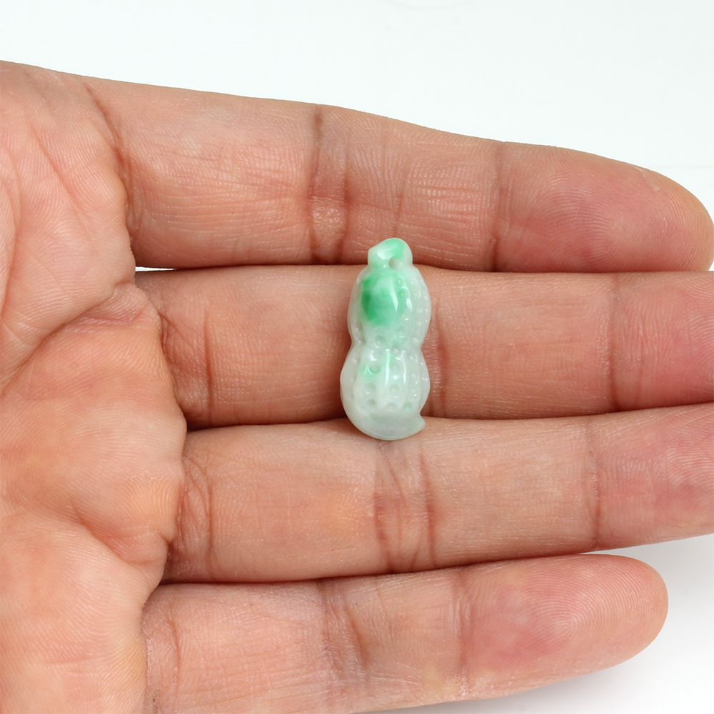 【雅紅珠寶】天然翡翠項鍊-花生-好事會發生-N0266