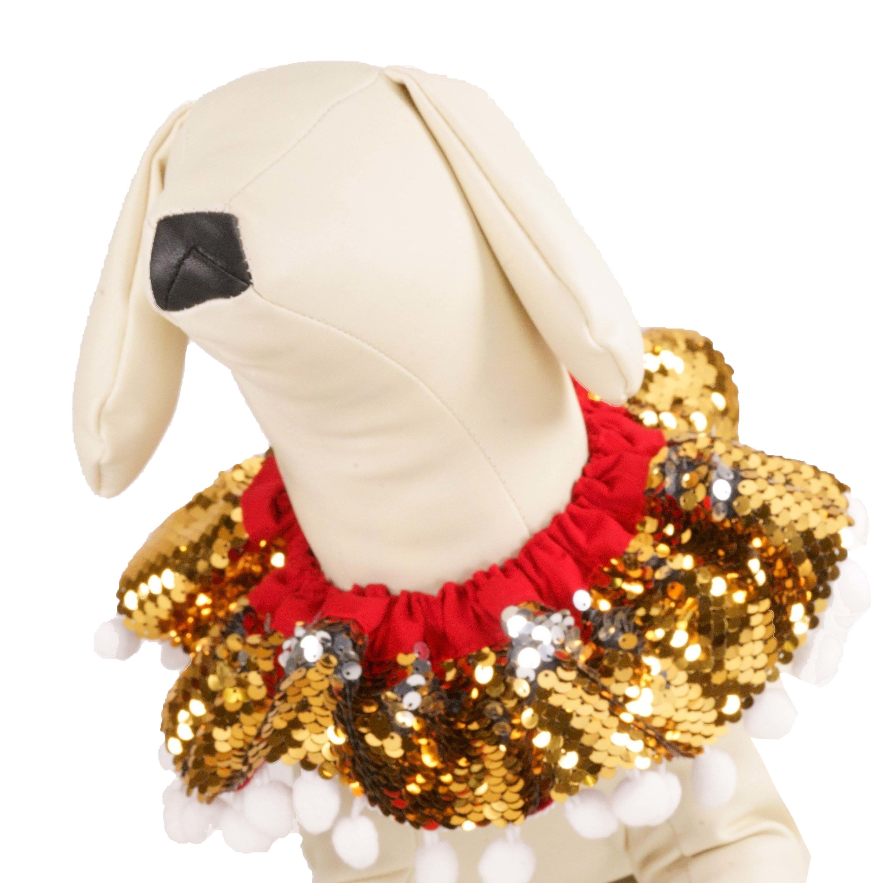 Golden & Silver Sequin Collar