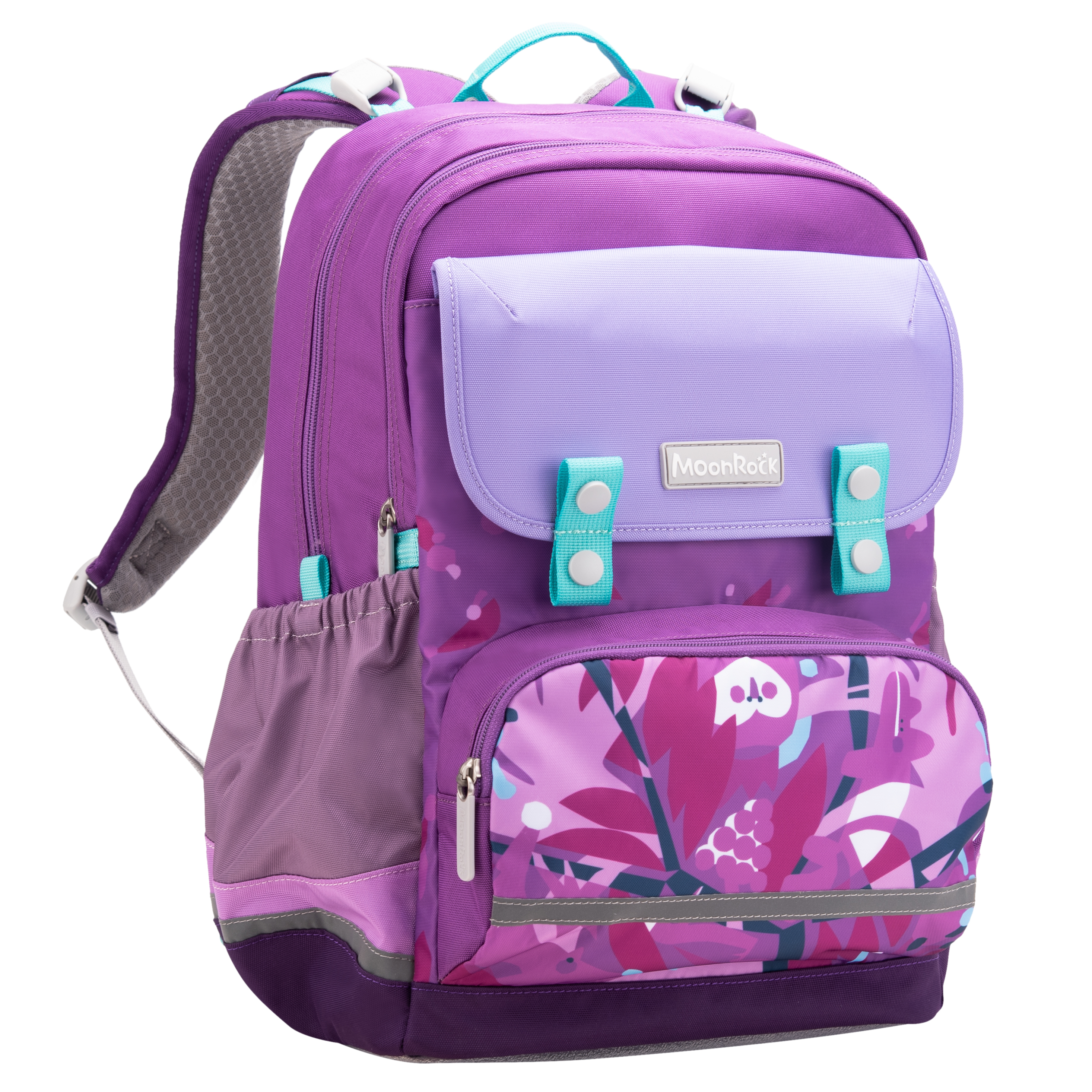 [MoonRock] SP200P 魔法叢林-紫色成長型護脊書包