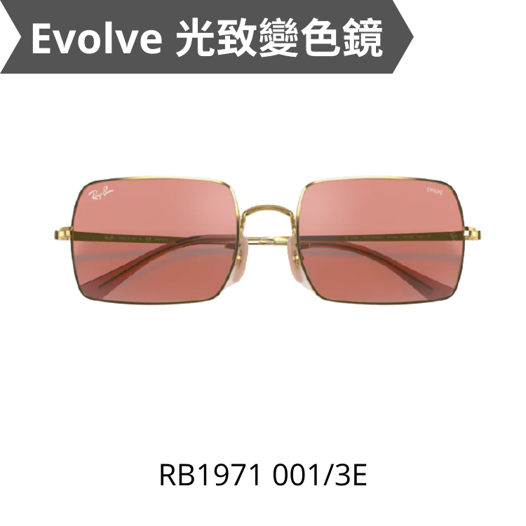 RayBan RECTANGLE RB1969 001/3E 光致變色太陽眼鏡