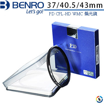 【BENRO百諾】 PD CPL HD WMC 偏光鏡 37/40.5/43mm