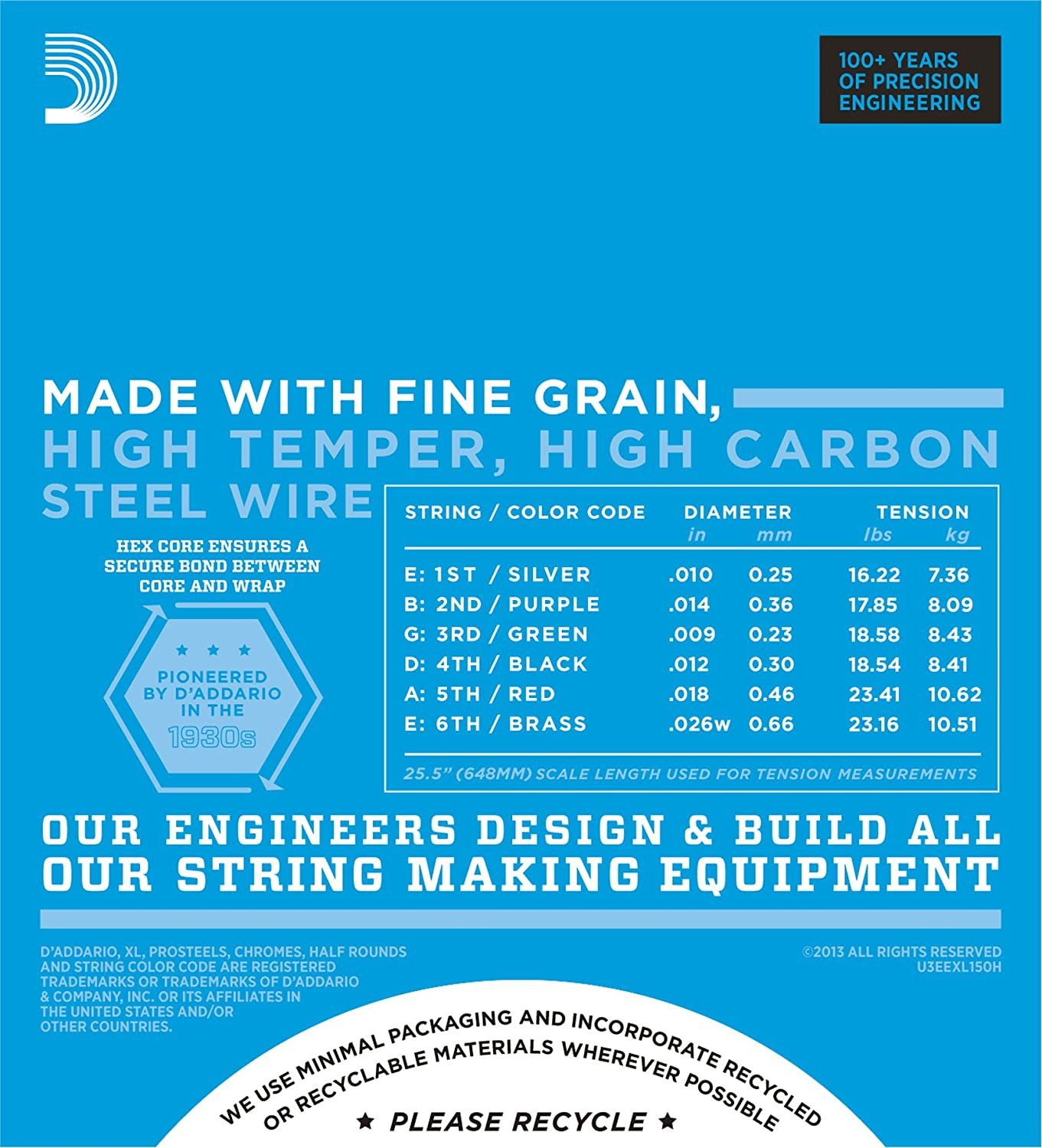 D'addario EXL140 (10-52) 電吉他弦