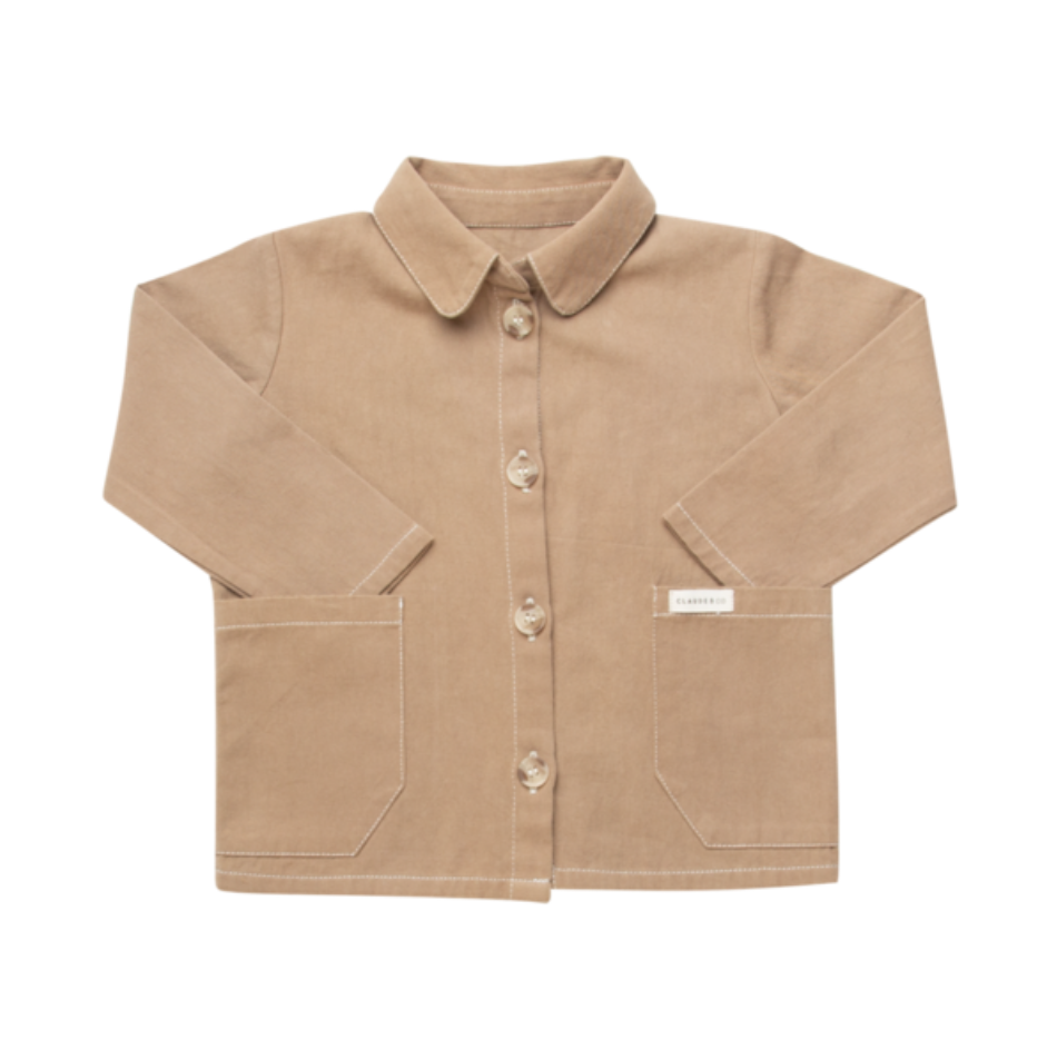 CLAUDE AND CO - Embroidery Worker Jacket（Chocolate）