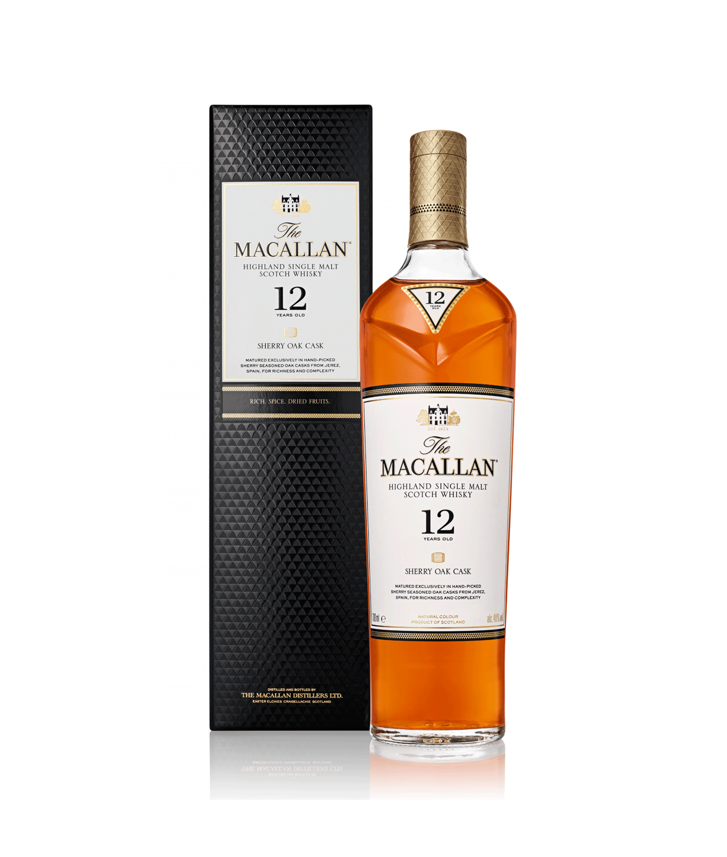 麥卡倫12年雪莉桶單一麥芽威士忌The Macallan 12 Years Old Highland Sin