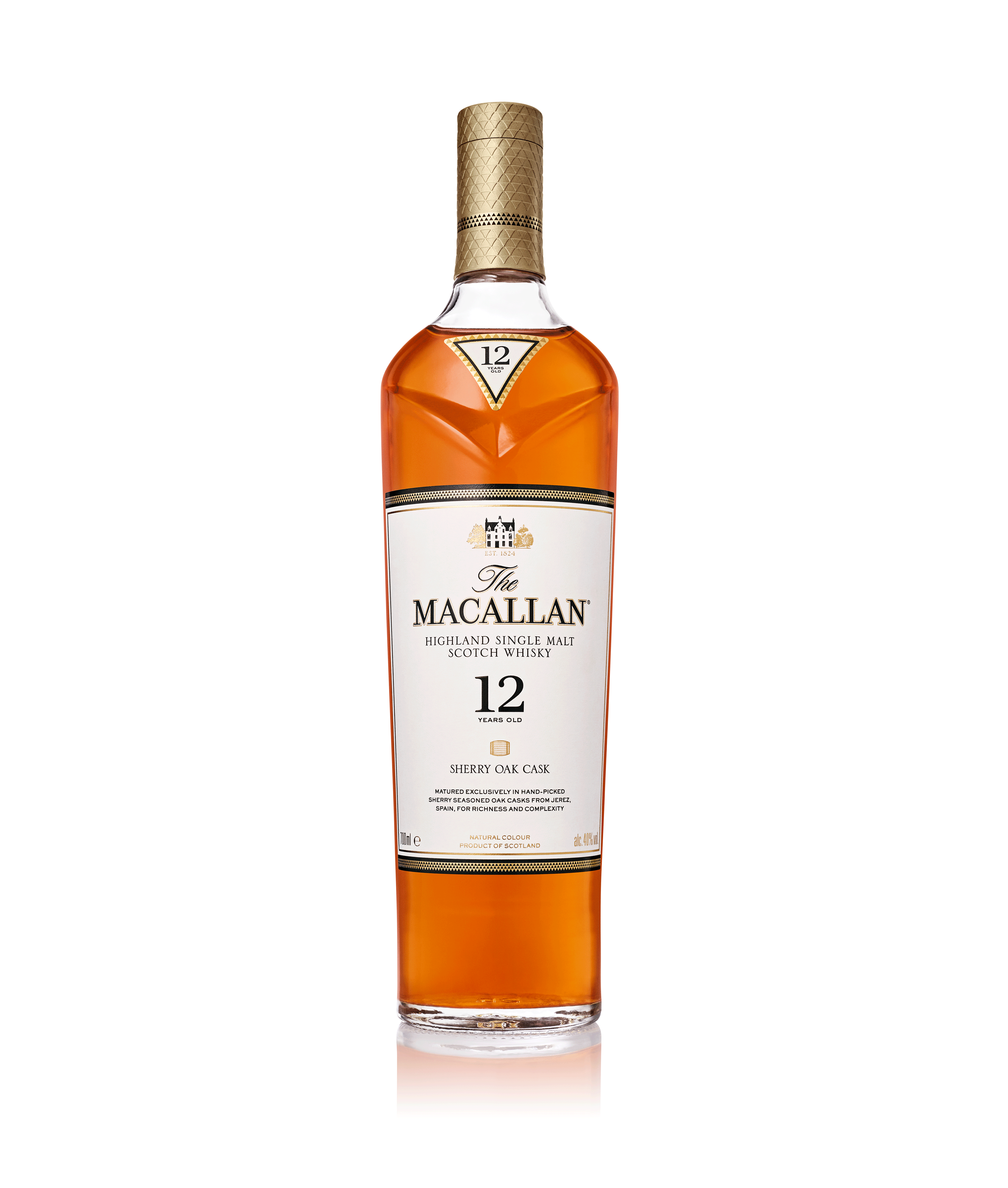 The Macallan 12 Years Old Highland Single Malt Scotch W