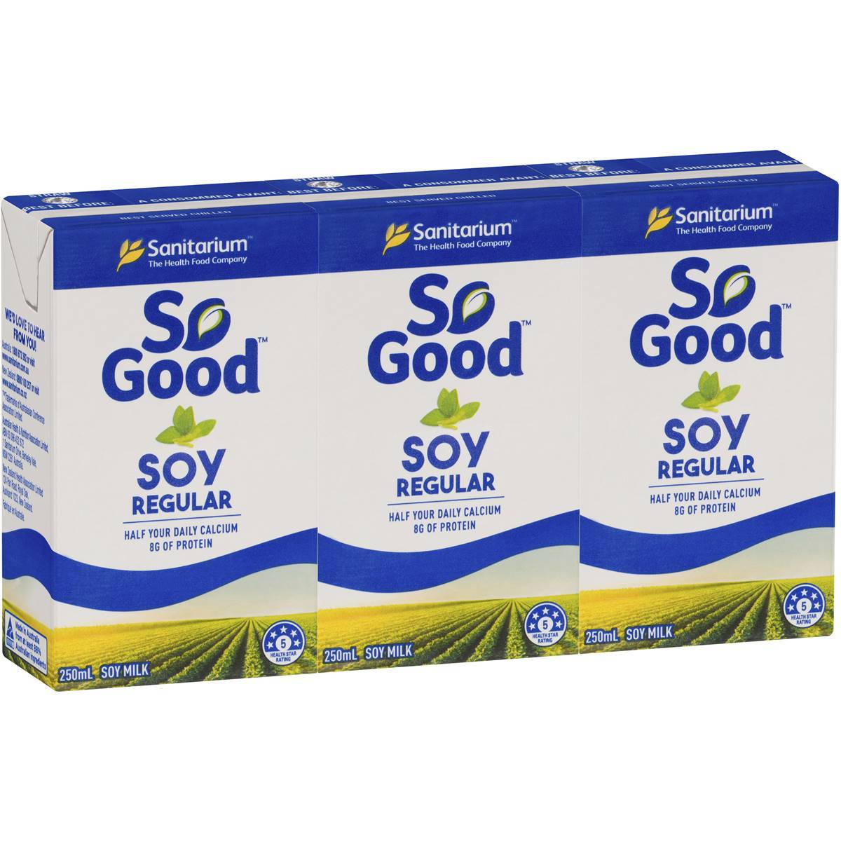 ESEEmarket｜So Good 原味荳奶 Soy Milk Regular 250ml x 3 / 1L