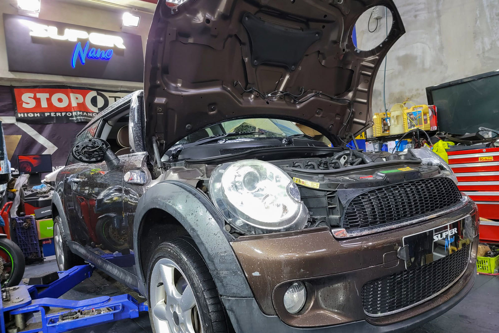 brown mini cooper super nano shop fo tan 浚車汽車