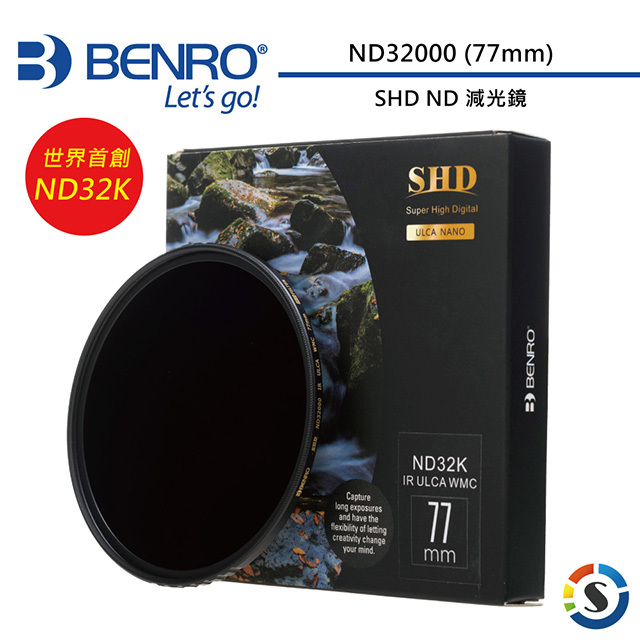 【BENRO百諾】 SHD WMC ND32000(ND32K) 圓形減光鏡 77mm