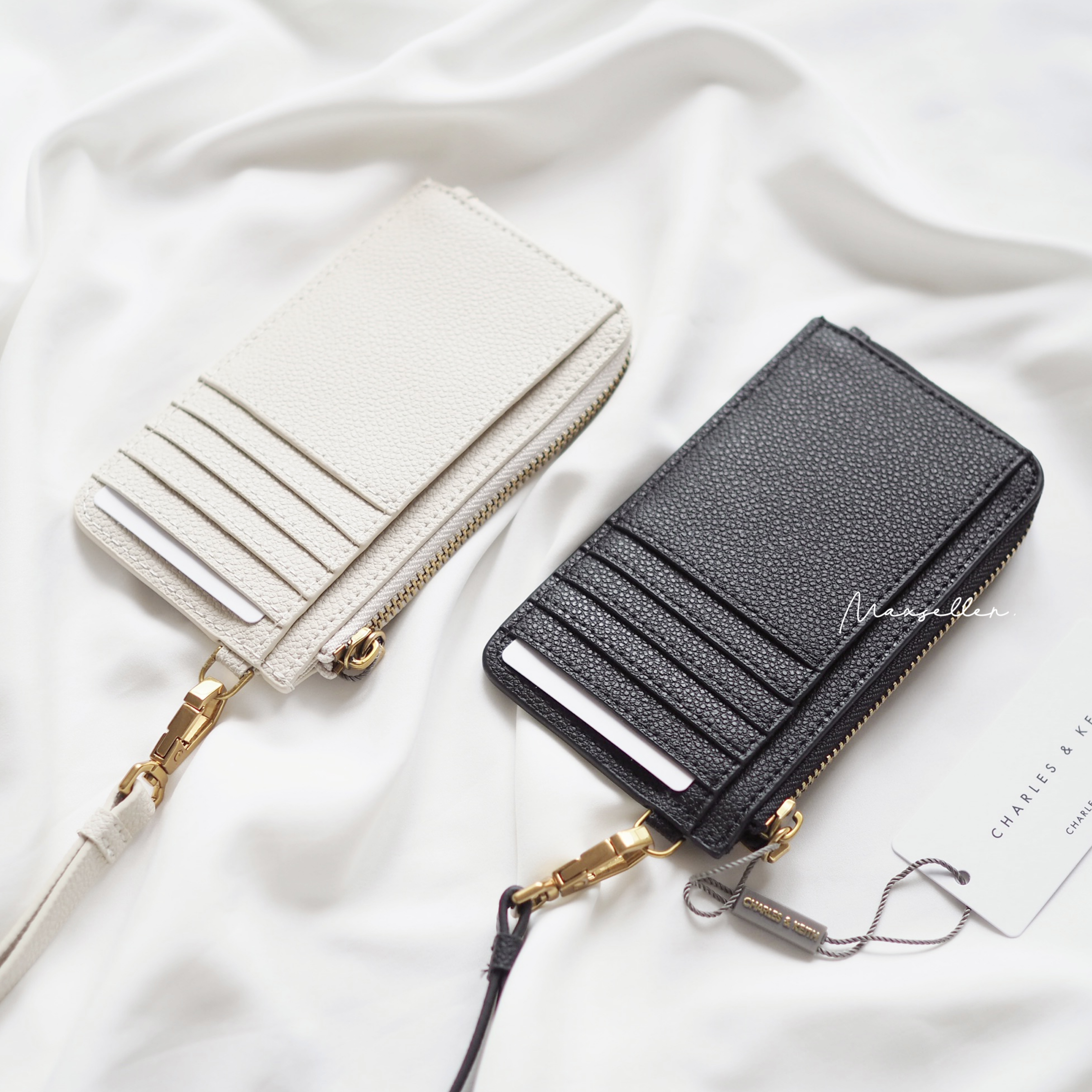 現貨｜2色｜CHARLES & KEITH 拉鏈卡套散銀包 | CHARLES & KEITH Zip Cardholder