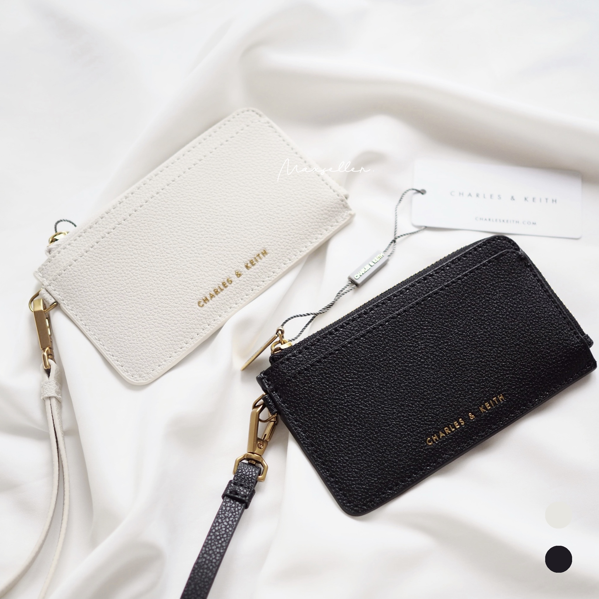 現貨｜2色｜CHARLES & KEITH 拉鏈卡套散銀包 | CHARLES & KEITH Zip Cardholder