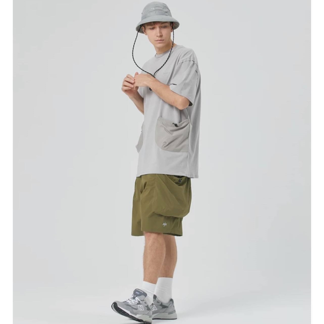 [現貨] NINE POINT NINE DISTANCE SHORTS (OLIVE)