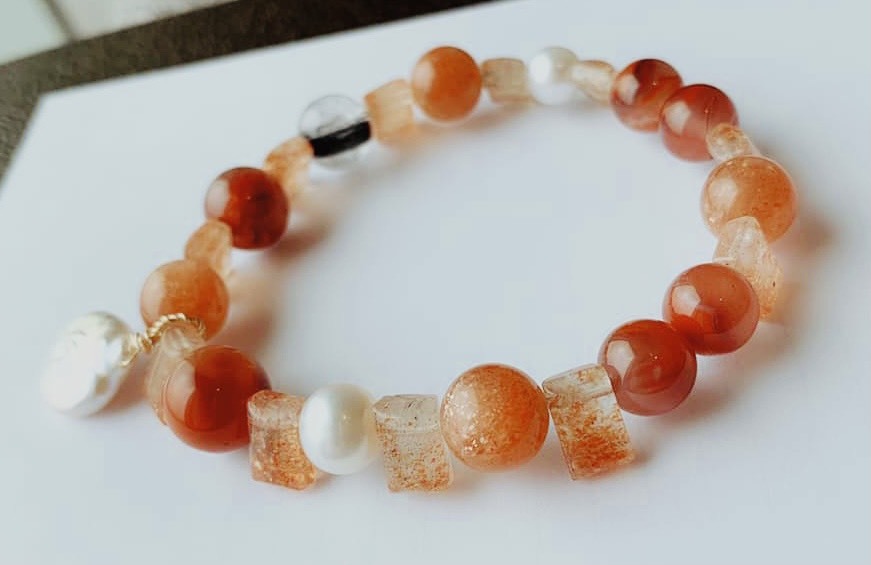 爆竹迎春丨立春丨金太陽石與南紅瑪瑙