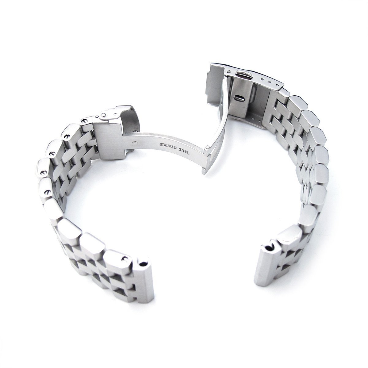 萬年鐘錶 - 太空人錶帶 SEIKO 銀色實心不鏽鋼錶帶 Super Engineer II（實心超級工程師 II 鋼錶帶 ) tuna 鮪魚罐頭 專用錶帶   TUNA鮪魚罐頭 21.5MM )  SS212203B034