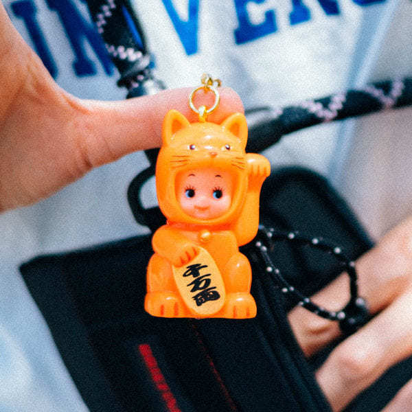 現貨┃日本製 Q比 吊飾 招財貓 富士山 櫻花