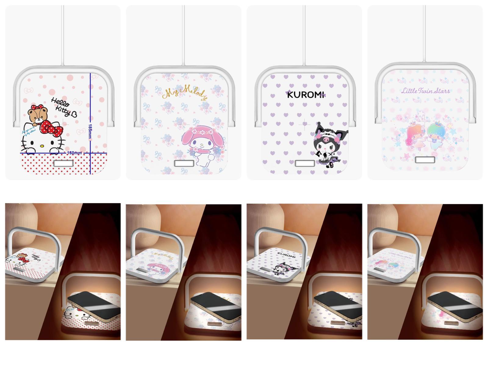 Sanrio × Clue Box 快速無線充電板+LED枱燈