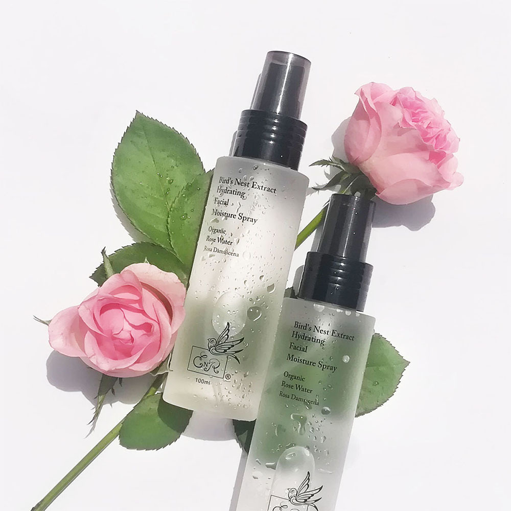 單獨郵寄─【精萃保養 . 純淨生活】精萃燕窩有機玫瑰水潤保濕噴霧100ml