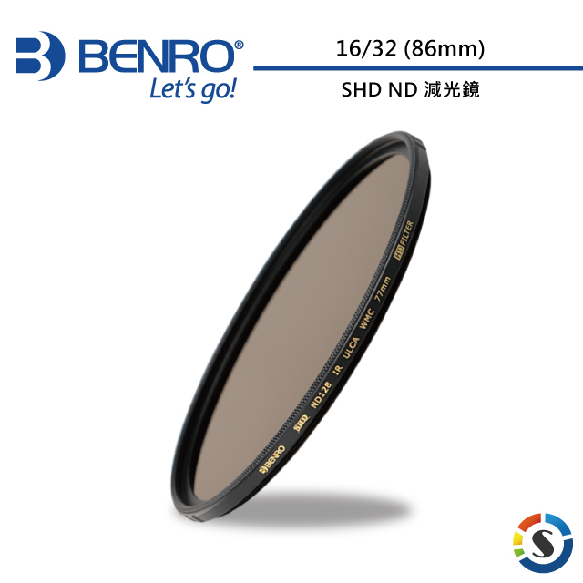 【BENRO百諾】SHD WMC ND 16/32 圓形減光鏡 86mm