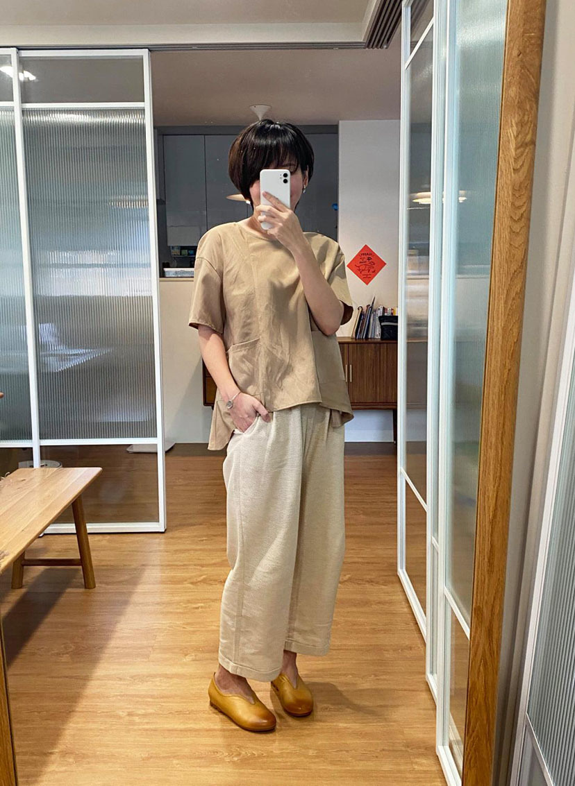 四季生活口袋上衣-目目