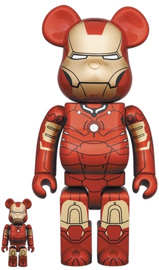 Bearbrick 100%+400% IRON MAN MARK III MEDIC