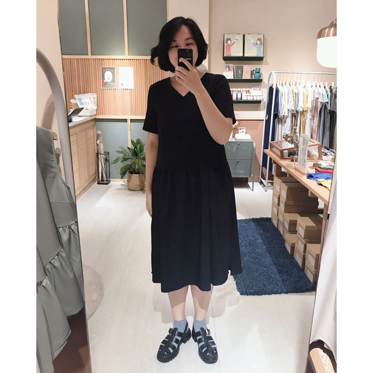 摩登風景V的開衩洋裝-天邊