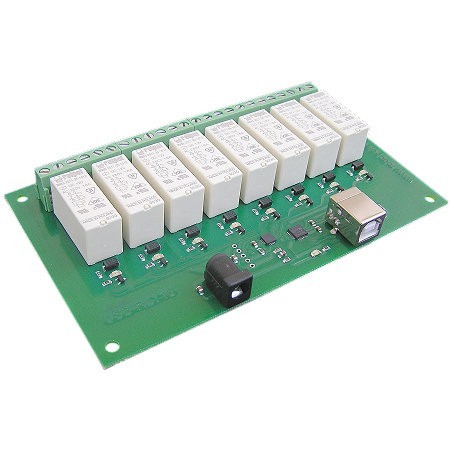 【歐美款】USB 繼電器 16Amp, 8 channel Relay Module