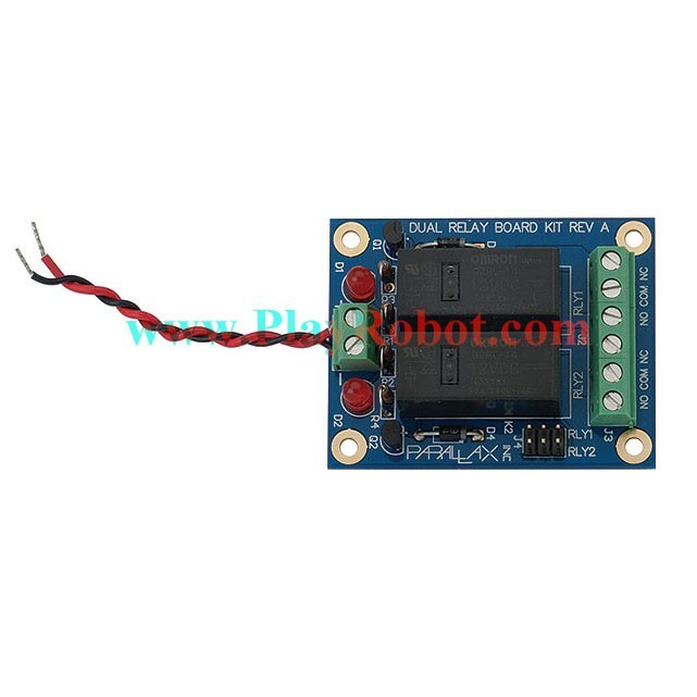 美國進口雙繼電器套件12A SPDT Omron Relay