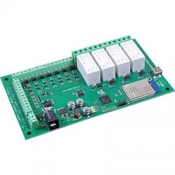 WiFi 四路 Relay 與 I/O (TCP/IP Webpage )