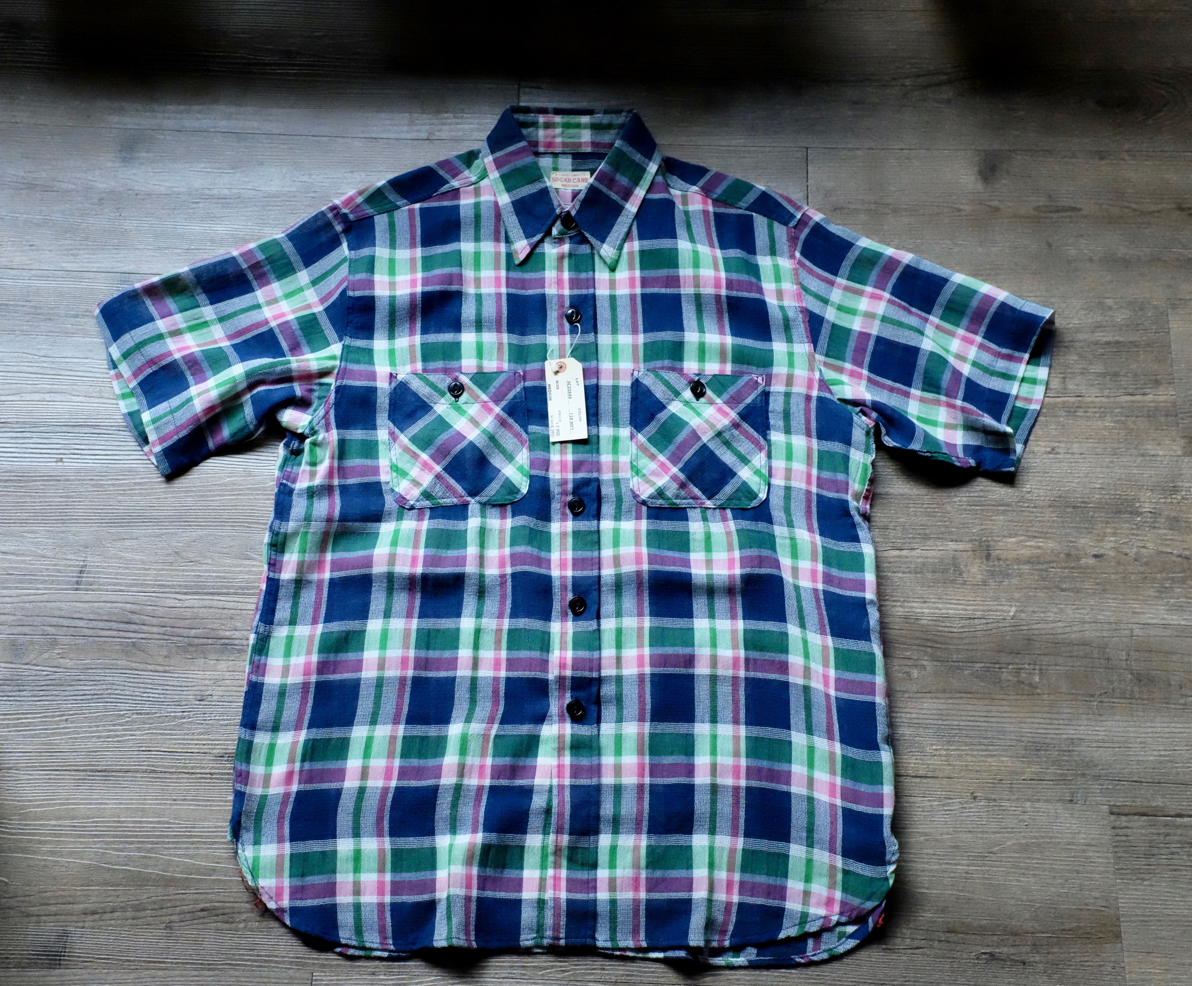 SUGAR CANE 超透氣棉紗款 WORK shirt