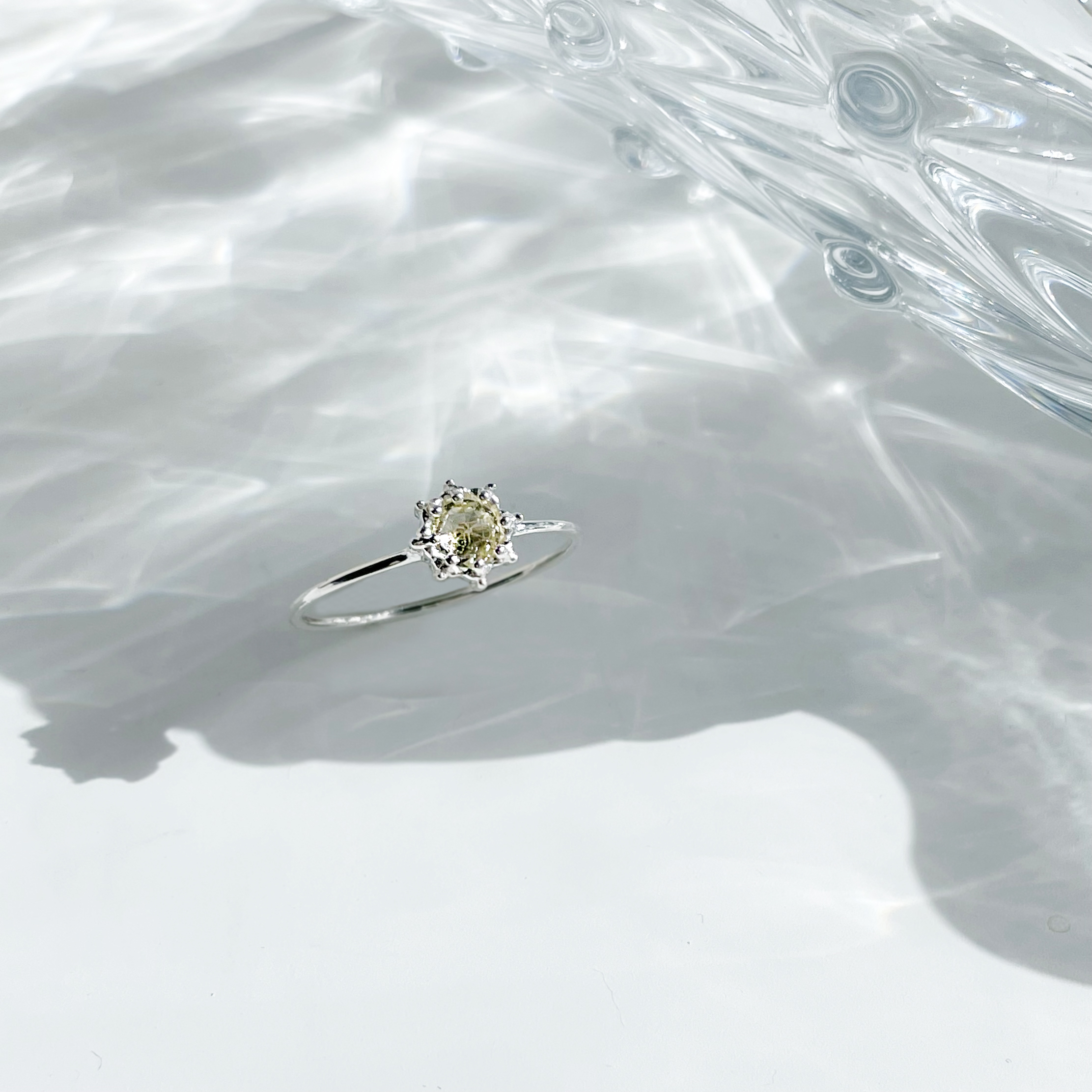 Sunshine檸檬晶細戒