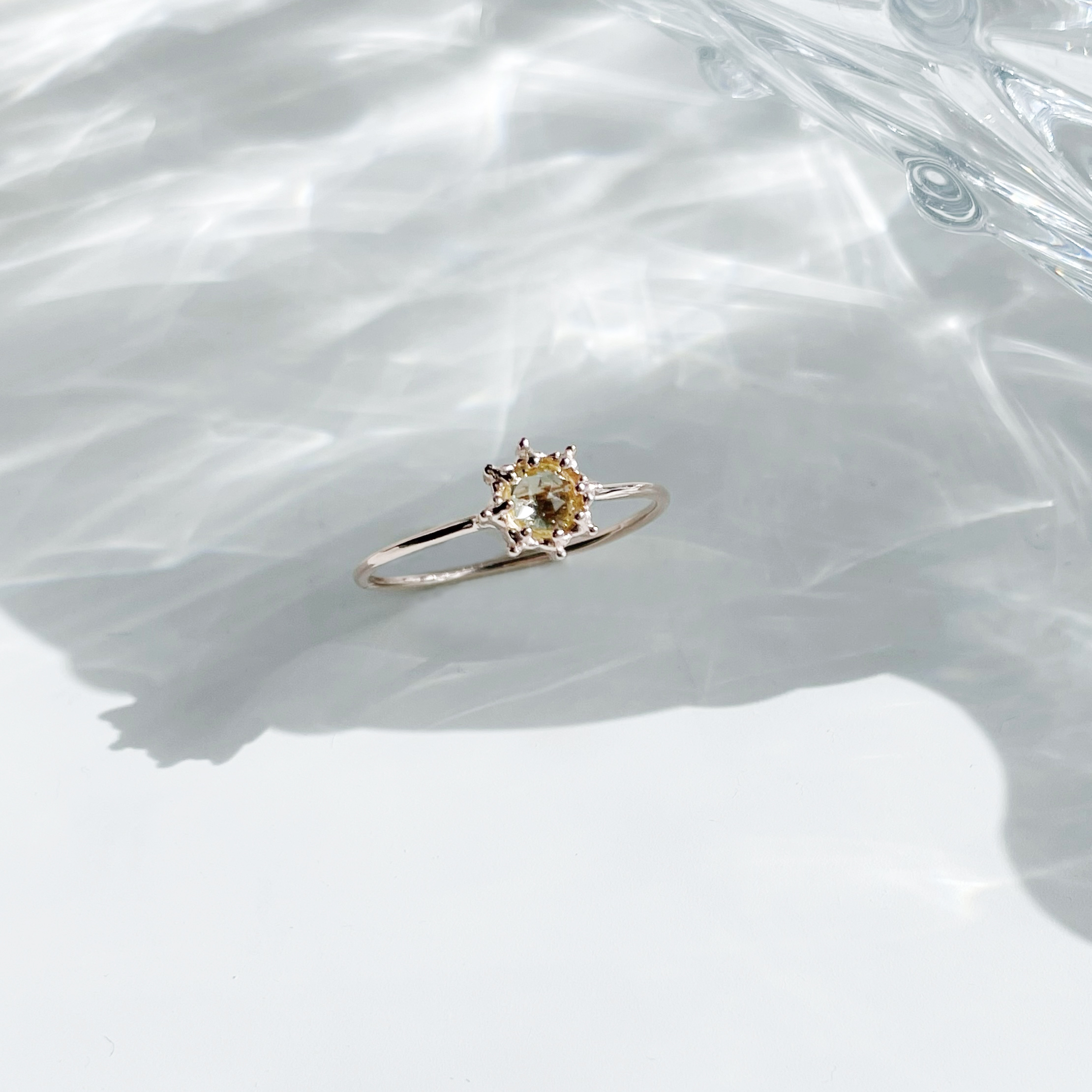 Sunshine檸檬晶細戒