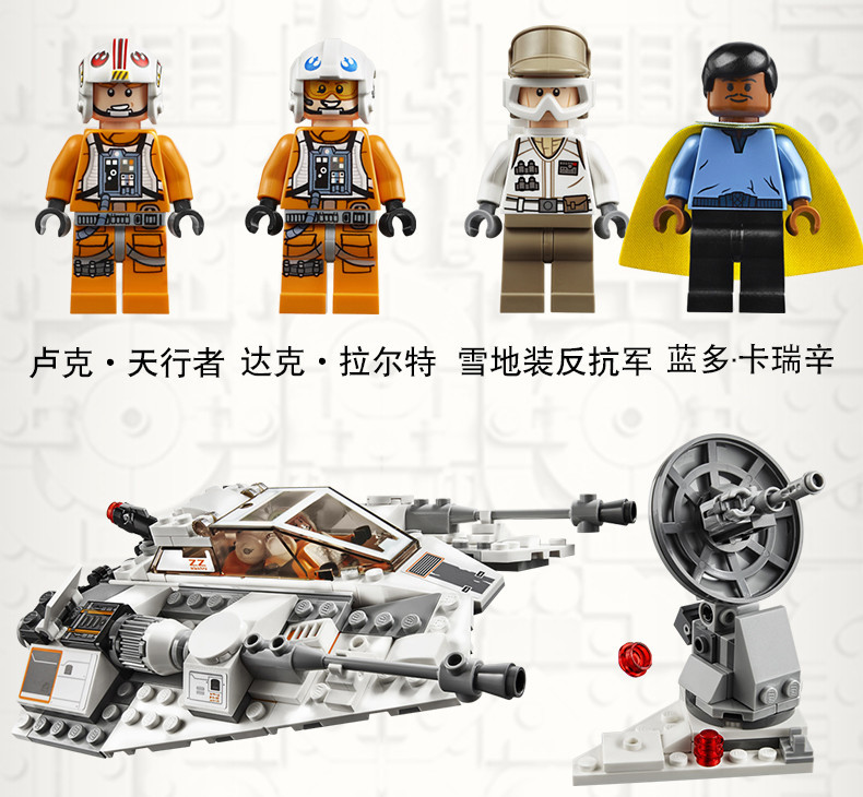 Snowspeeder Star Wars Buildings Set Fit Lego NO BOX LA11429