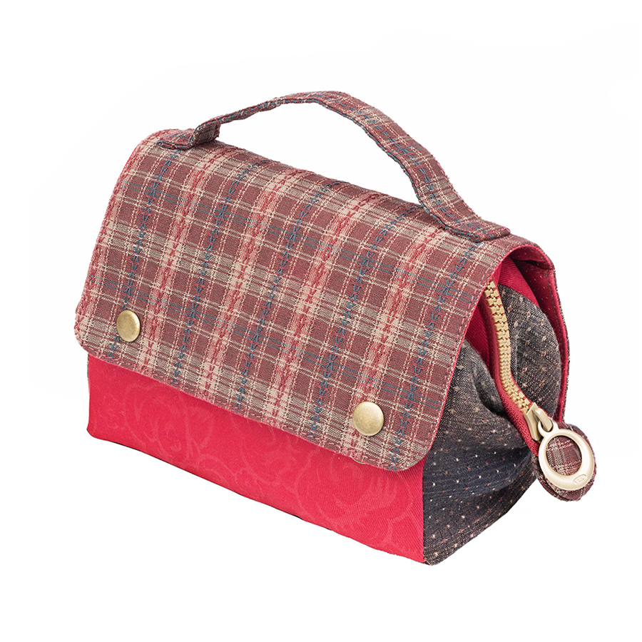 販售原尺寸【紙型】(掀蓋式支架口金化妝包)