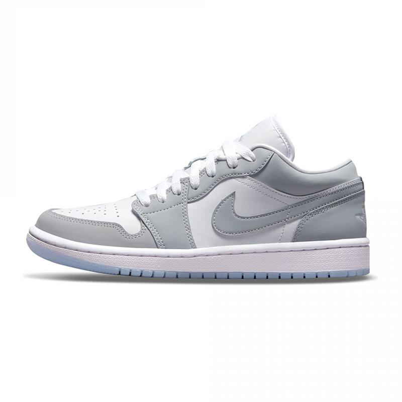 Air Jordan 1 Low W '' Wolf Grey White '' 小Dior 灰白女鞋男女