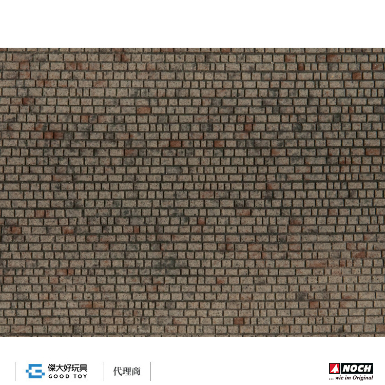 Noch 60372 (HO) 3D立體石牆 石砌石 (28x10cm)