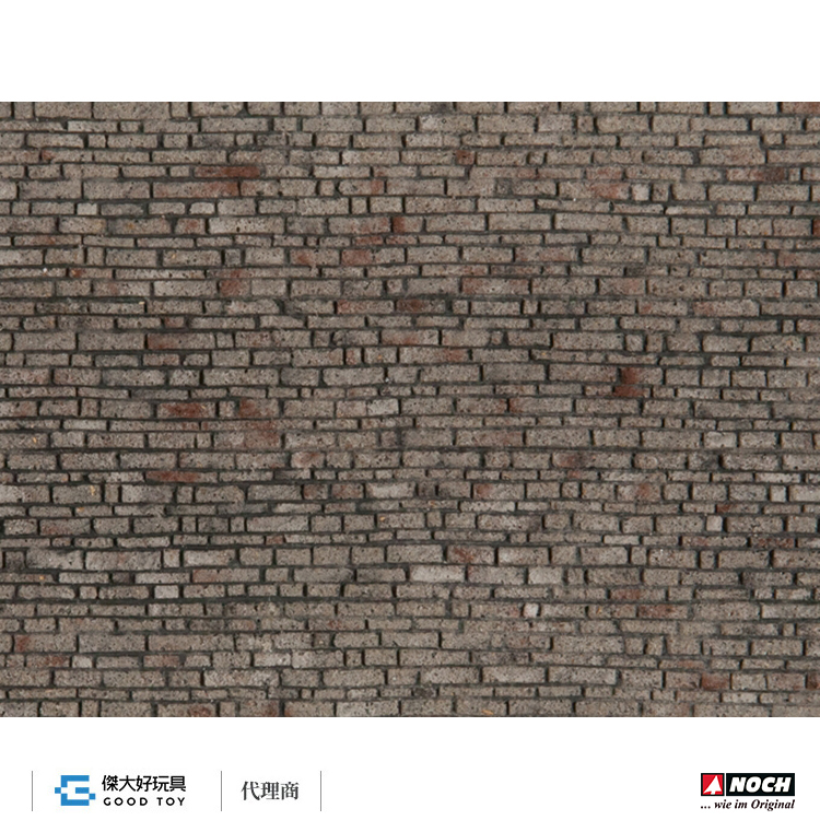 Noch 60370 (HO) 3D立體石牆 層砌石 (28x10cm)