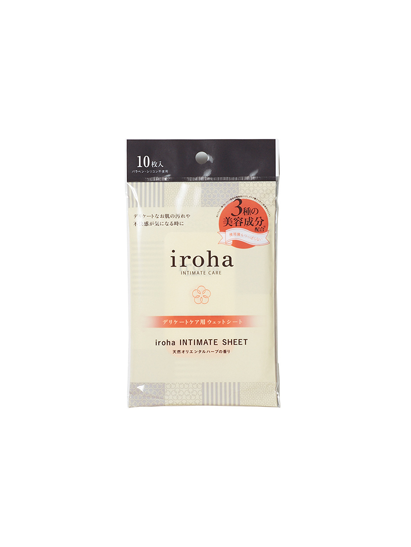 iroha INTIMATE CARE iroha INTIMATE SHEET 依柔華私密護膚濕巾