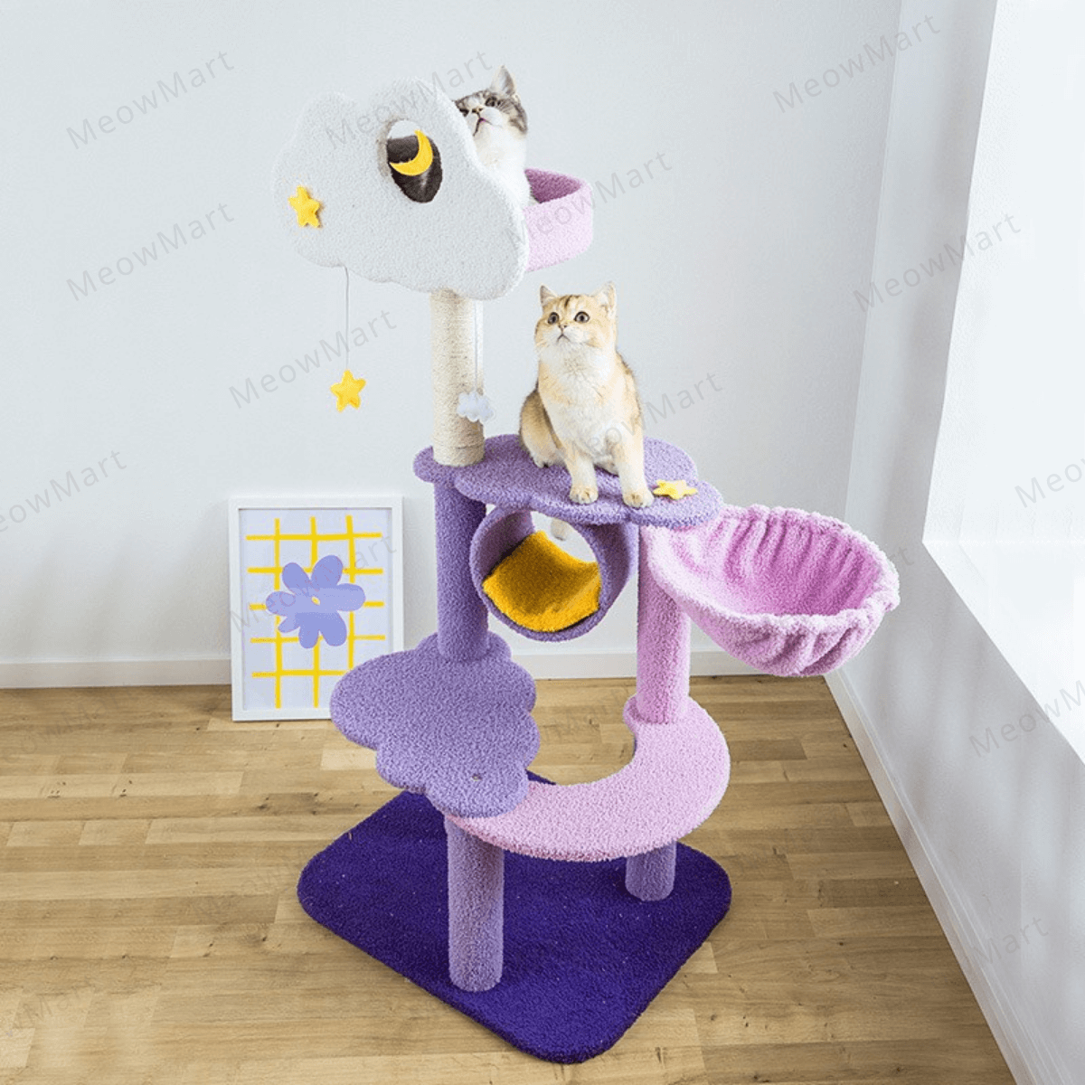 【限定8折】夢幻星雲貓爬架