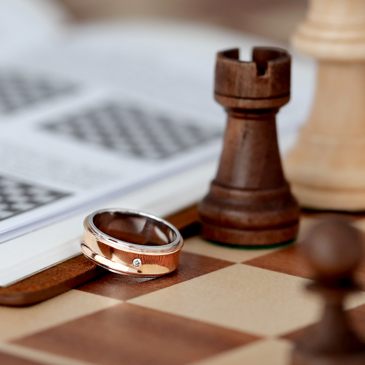 環抱 — 3分鑽石男戒