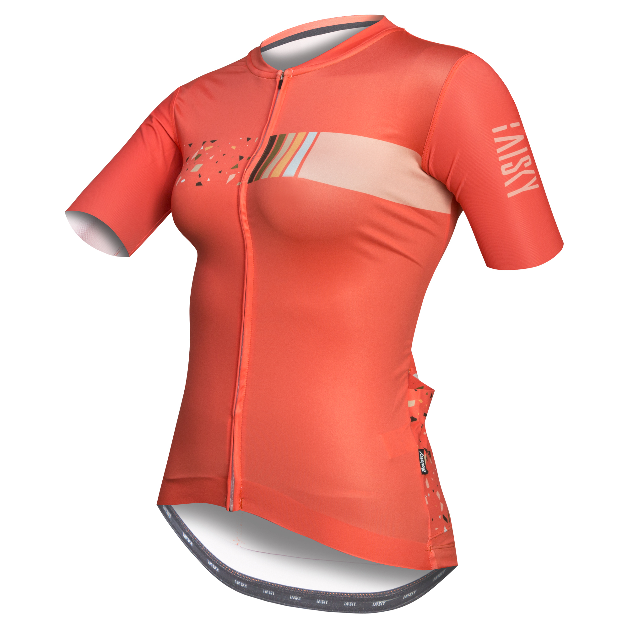 女款空力短車衣 佩薩羅 橘