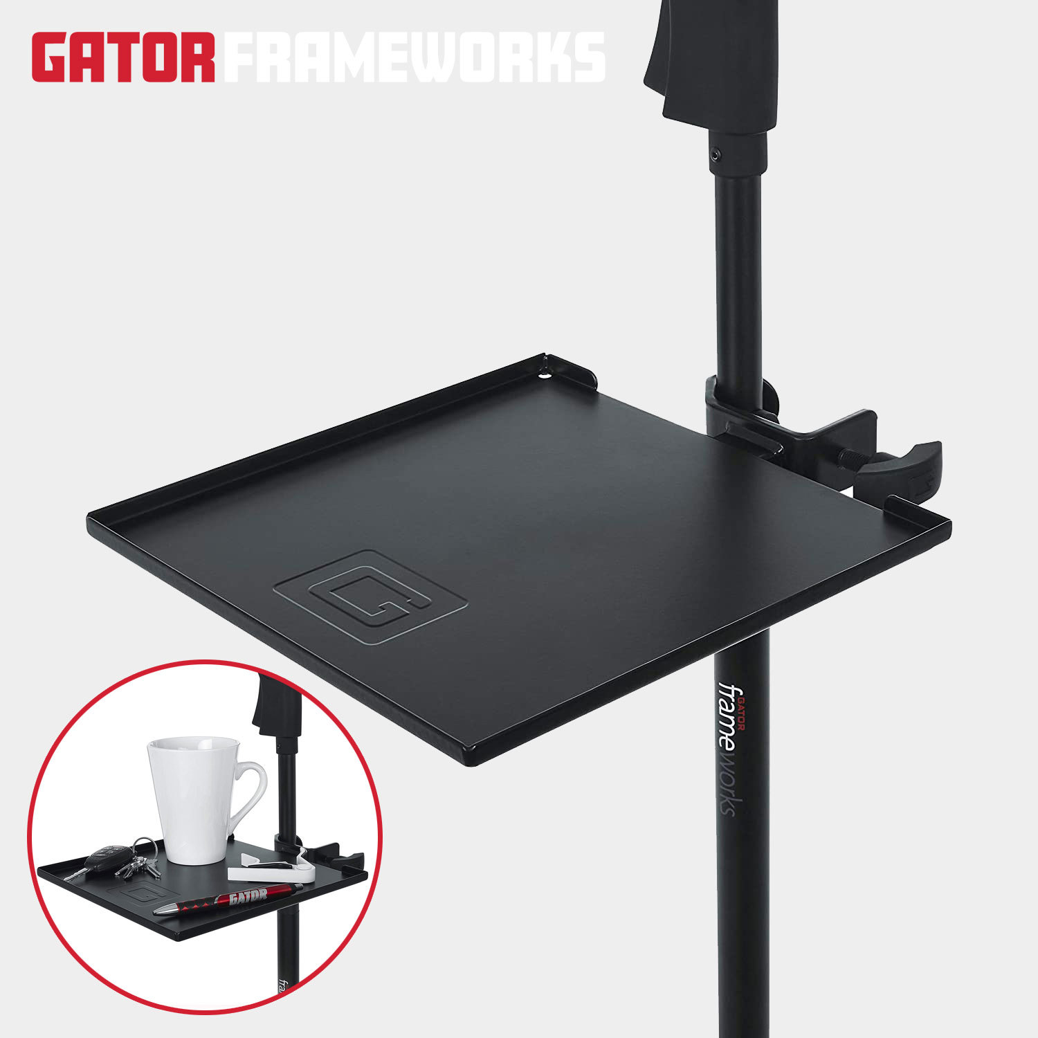 Gator Frameworks GFW-SHELF0909 9吋 x9吋 夾式托盤架