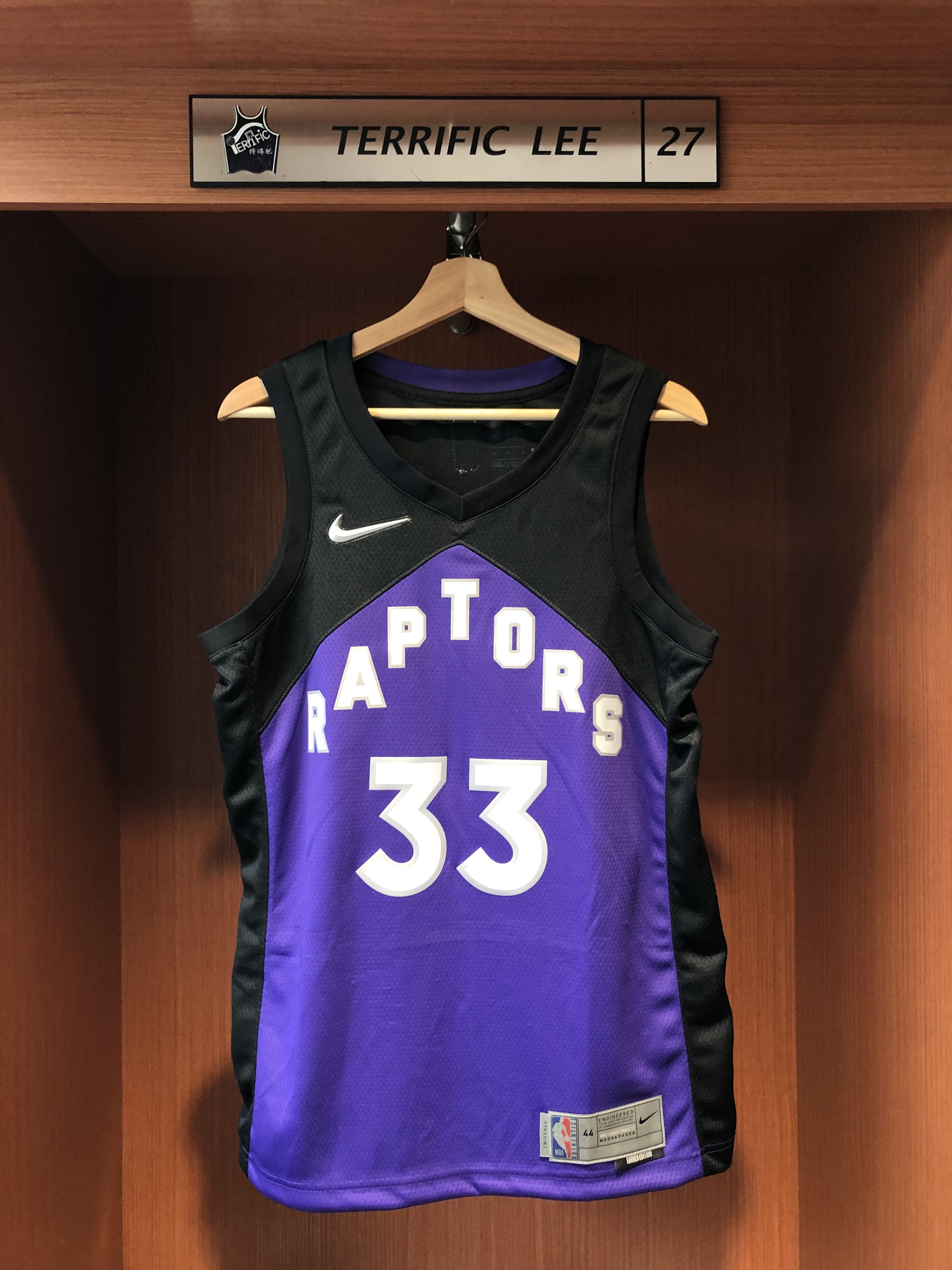 NBA球衣 Gary Trent Jr 多倫多暴龍獎勵  Earned Nike Swingman 球迷版 熱轉印 全新