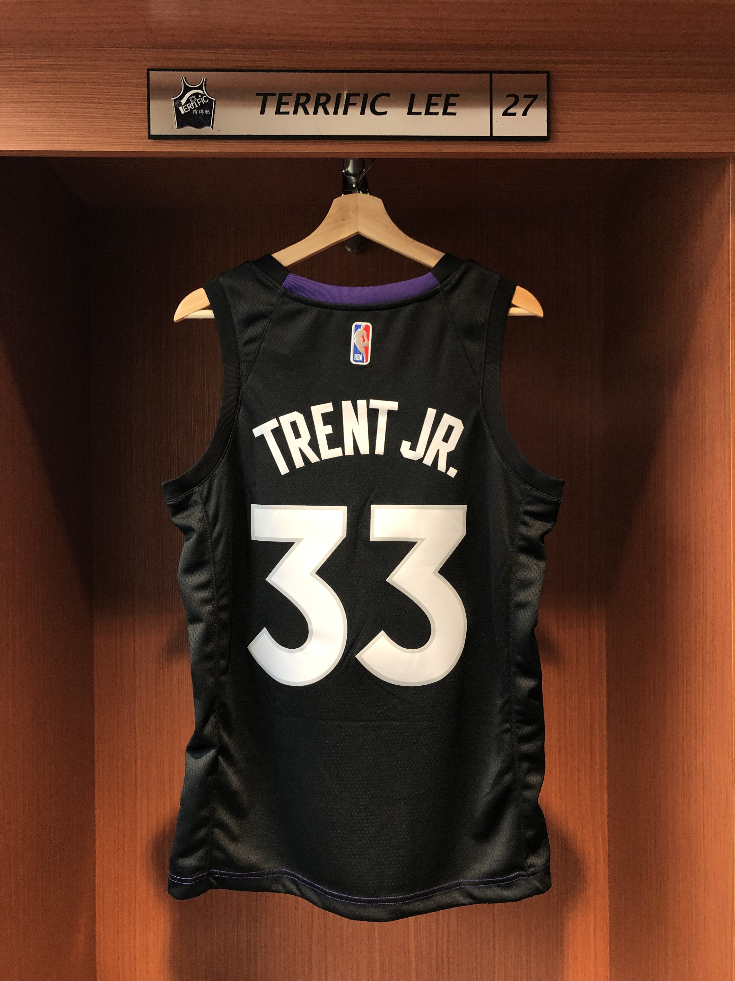 NBA球衣 Gary Trent Jr 多倫多暴龍獎勵  Earned Nike Swingman 球迷版 熱轉印 全新