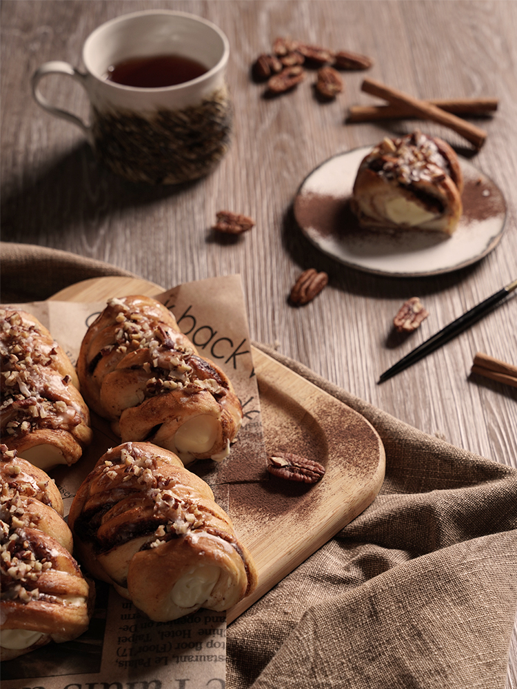 【君品酒店-經典肉桂捲(三入)】