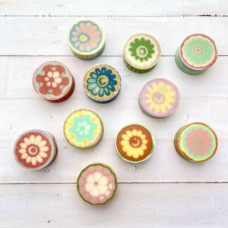 ☘️ 花好月圓 花磚皂