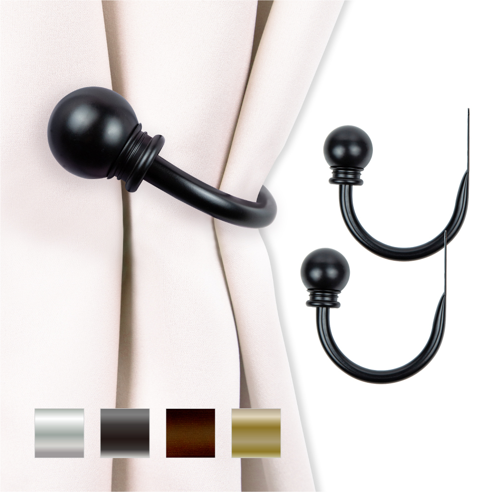 永恆經典│掛鉤│簾掛鉤│窗簾窗飾│4色│2入組