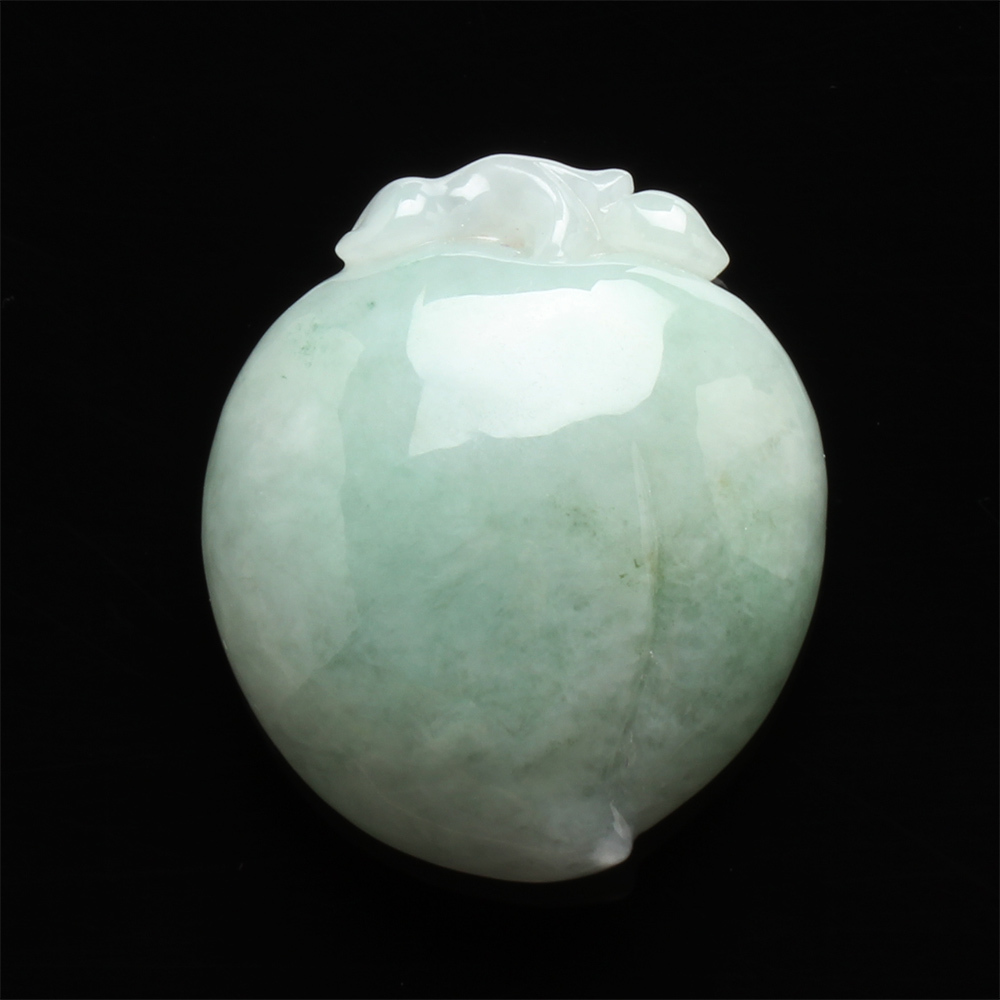 【雅紅珠寶】天然全滿綠翡翠玉項鍊-壽桃-萬壽無疆-N0133