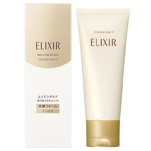 【SHISEIDO 資生堂】ELIXIR 怡麗絲爾 彈潤系列 洗面乳145g(清爽、滋潤)Ⓗ